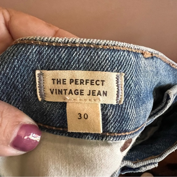 Madewell The Perfect Vintage High Rise Jean Size 30 - Picture 10 of 10